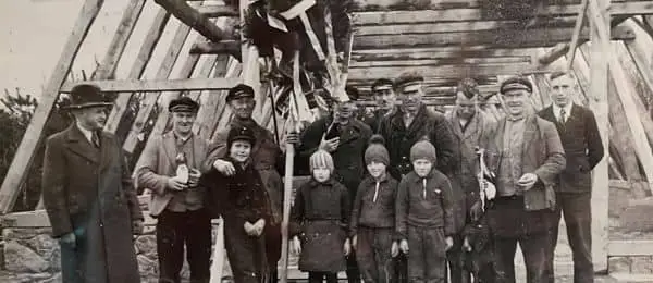 Richtfest Schafstall 28. April 1938